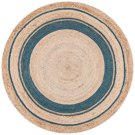 Safavieh Natural Fiber Nf120N Navy/Natural Area Rug