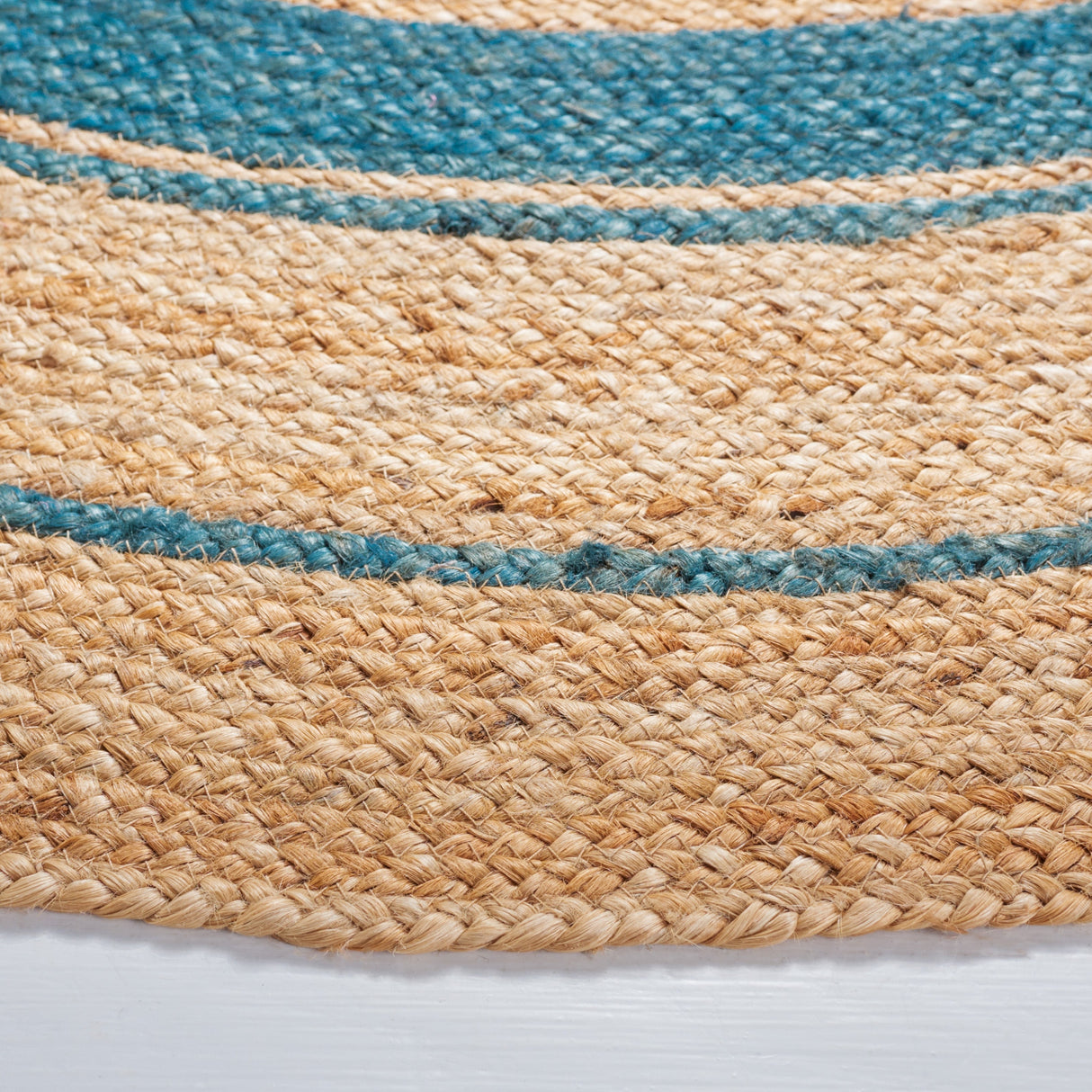 Safavieh Natural Fiber Nf120N Navy/Natural Rugs.
