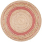 Safavieh Natural Fiber Nf120U Pink/Natural Rugs.