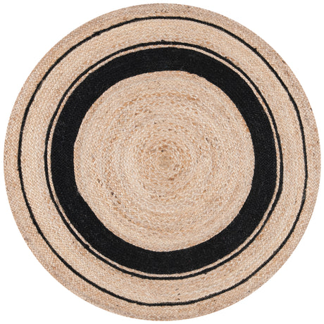 Safavieh Natural Fiber Nf120Z Black/Natural Rugs.