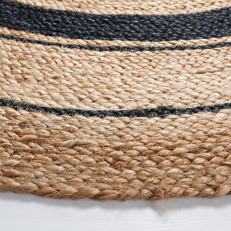 Safavieh Natural Fiber Nf120Z Black/Natural Rugs.