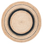 Safavieh Natural Fiber Nf120Z Black/Natural Rugs.