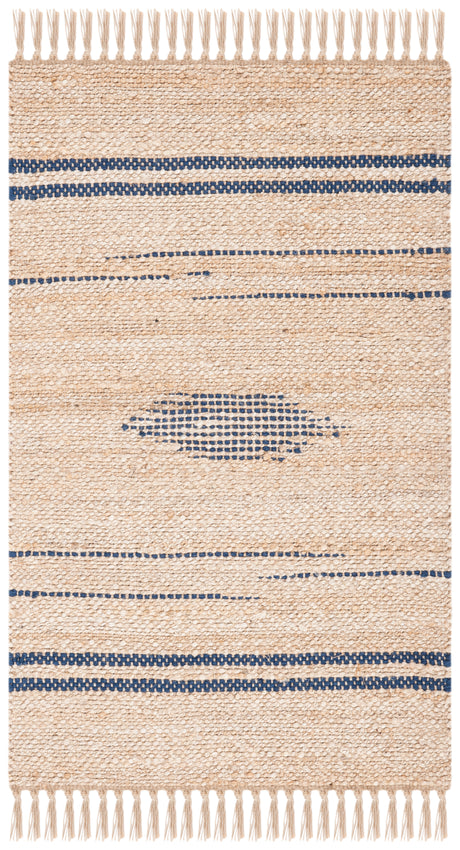 Safavieh Natural Fiber Nf121N Navy/Natural Rugs.