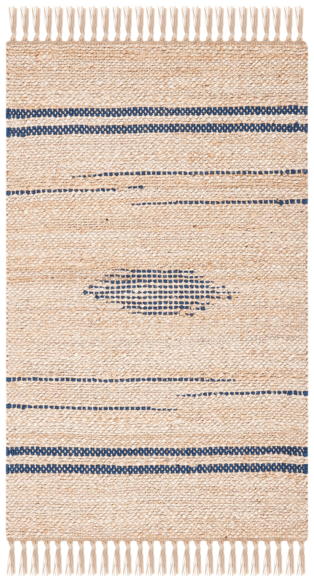 Safavieh Natural Fiber Nf121N Navy/Natural Rugs.