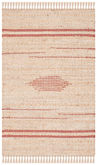 Safavieh Natural Fiber Nf121P Rust/Natural Area Rug