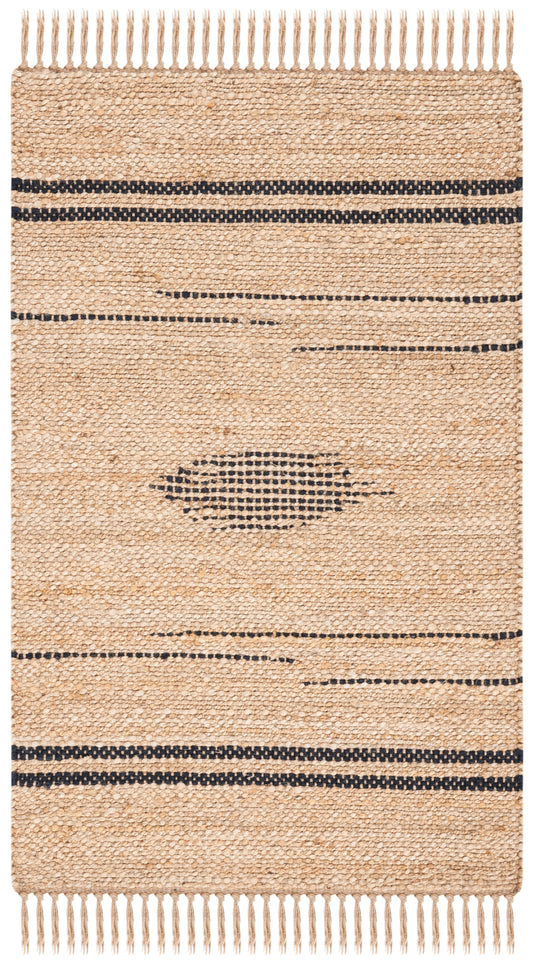 Safavieh Natural Fiber Nf121Z Black/Natural Area Rug