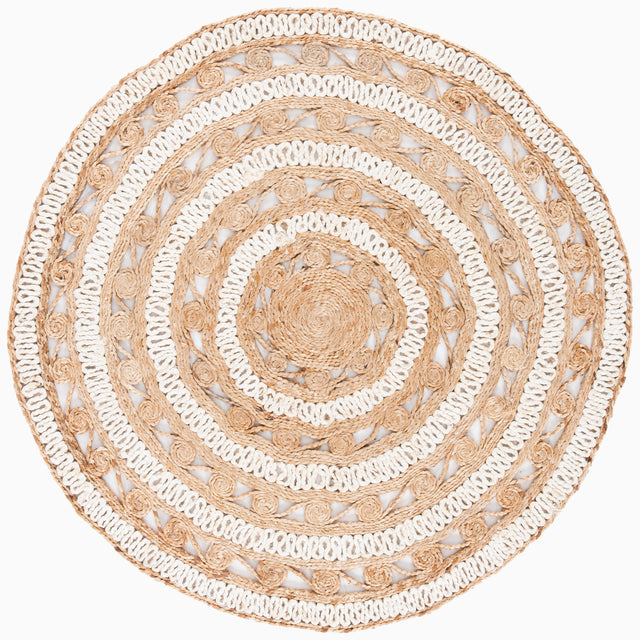 Safavieh Natural Fiber Nf169B Ivory/Natural Rugs.