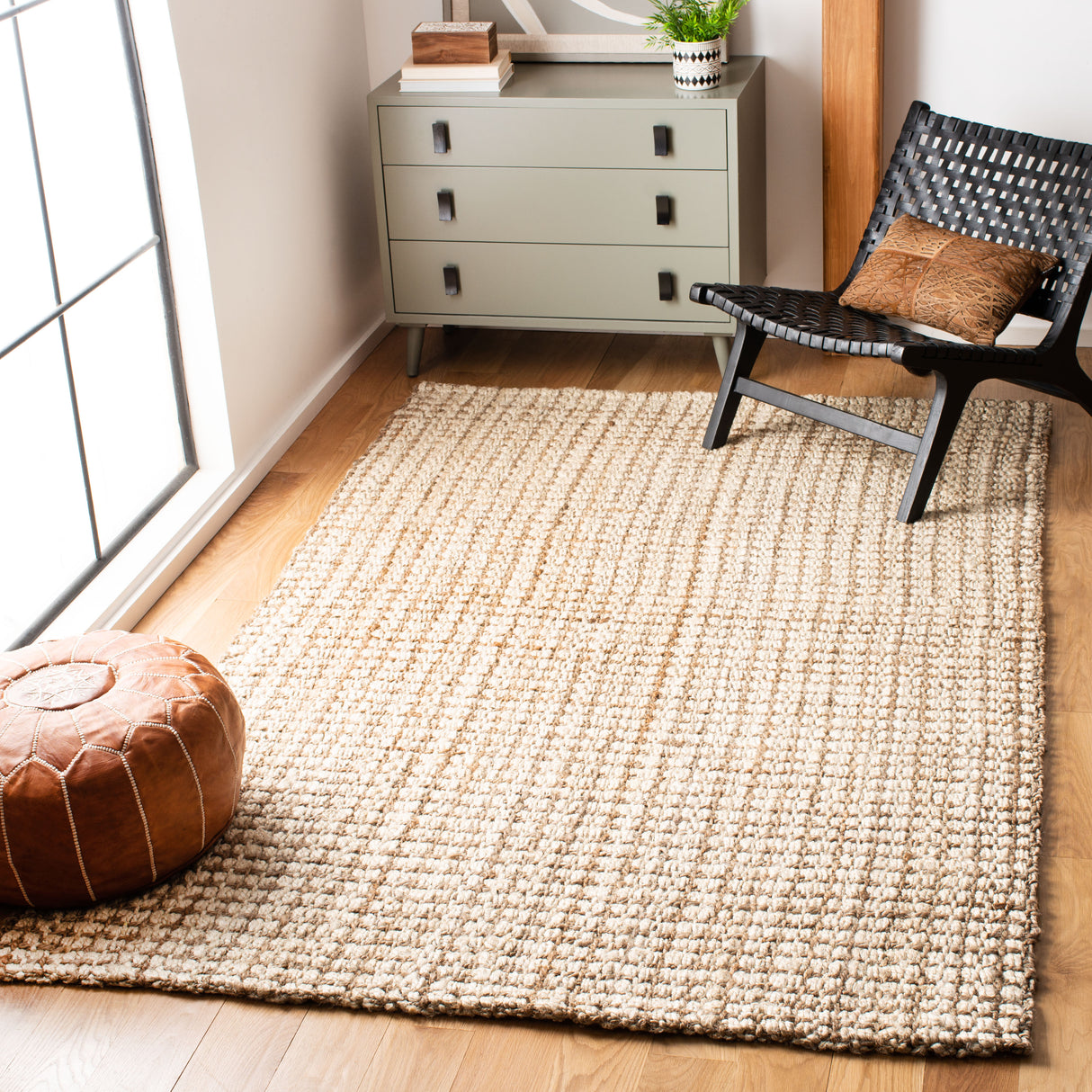 Safavieh Natural Fiber Nf186A Ivory/Natural Rug.