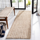 Safavieh Natural Fiber Nf186B Ivory/Light Brown Rugs.