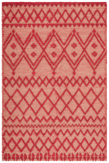 Safavieh Natural Fiber Nf219Q Red/Natural Rug.