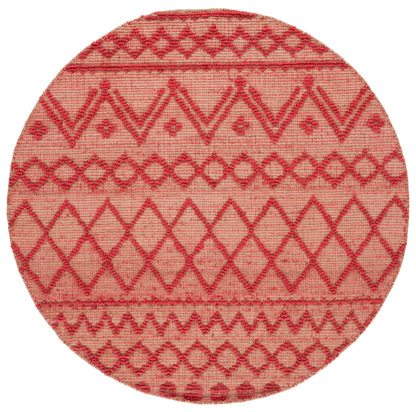 Safavieh Natural Fiber Nf219Q Red/Natural Area Rug