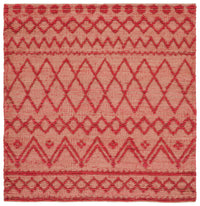 Safavieh Natural Fiber Nf219Q Red/Natural Area Rug