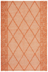 Safavieh Natural Fiber Nf220P Orange/Natural Rug.