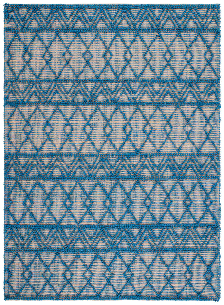 Safavieh Natural Fiber Nf221M Blue/Natural Rug.