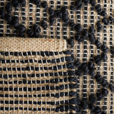 Safavieh Natural Fiber Nf222Z Black/Natural Rug.