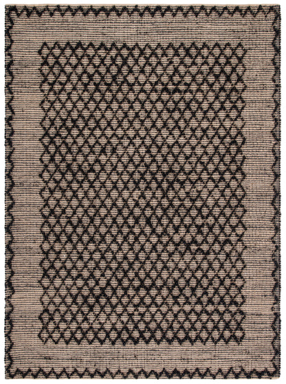 Safavieh Natural Fiber Nf222Z Black/Natural Area Rug