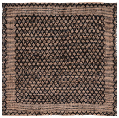 Safavieh Natural Fiber Nf222Z Black/Natural Rug.