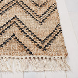 Safavieh Natural Fiber Nf223Z Black/Natural Rug.
