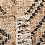 Safavieh Natural Fiber Nf223Z Black/Natural Rug.