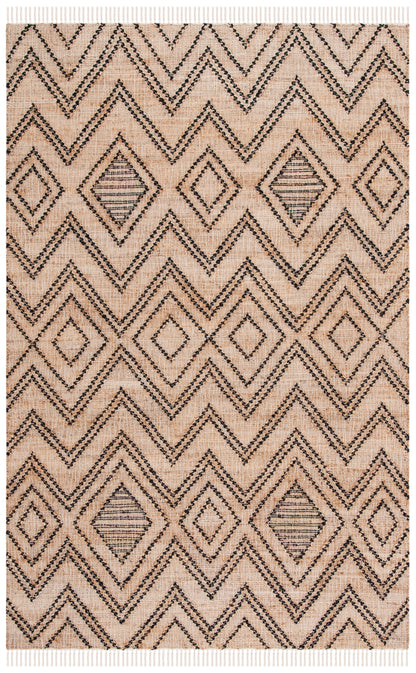 Safavieh Natural Fiber Nf223Z Black/Natural Area Rug