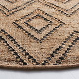 Safavieh Natural Fiber Nf223Z Black/Natural Rug.