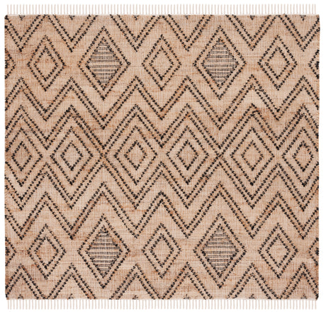 Safavieh Natural Fiber Nf223Z Black/Natural Rug.