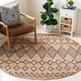 Safavieh Natural Fiber Nf224Z Black/Natural Rug.