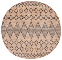 Safavieh Natural Fiber Nf224Z Black/Natural Area Rug