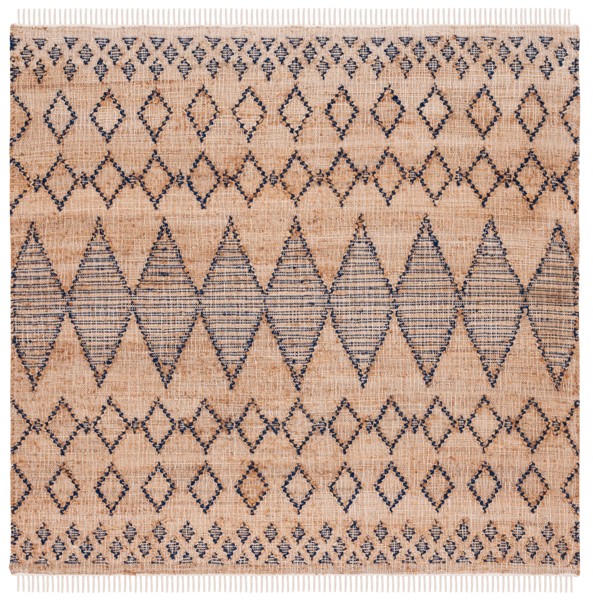 Safavieh Natural Fiber Nf224Z Black/Natural Area Rug