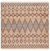 Safavieh Natural Fiber Nf224Z Black/Natural Area Rug