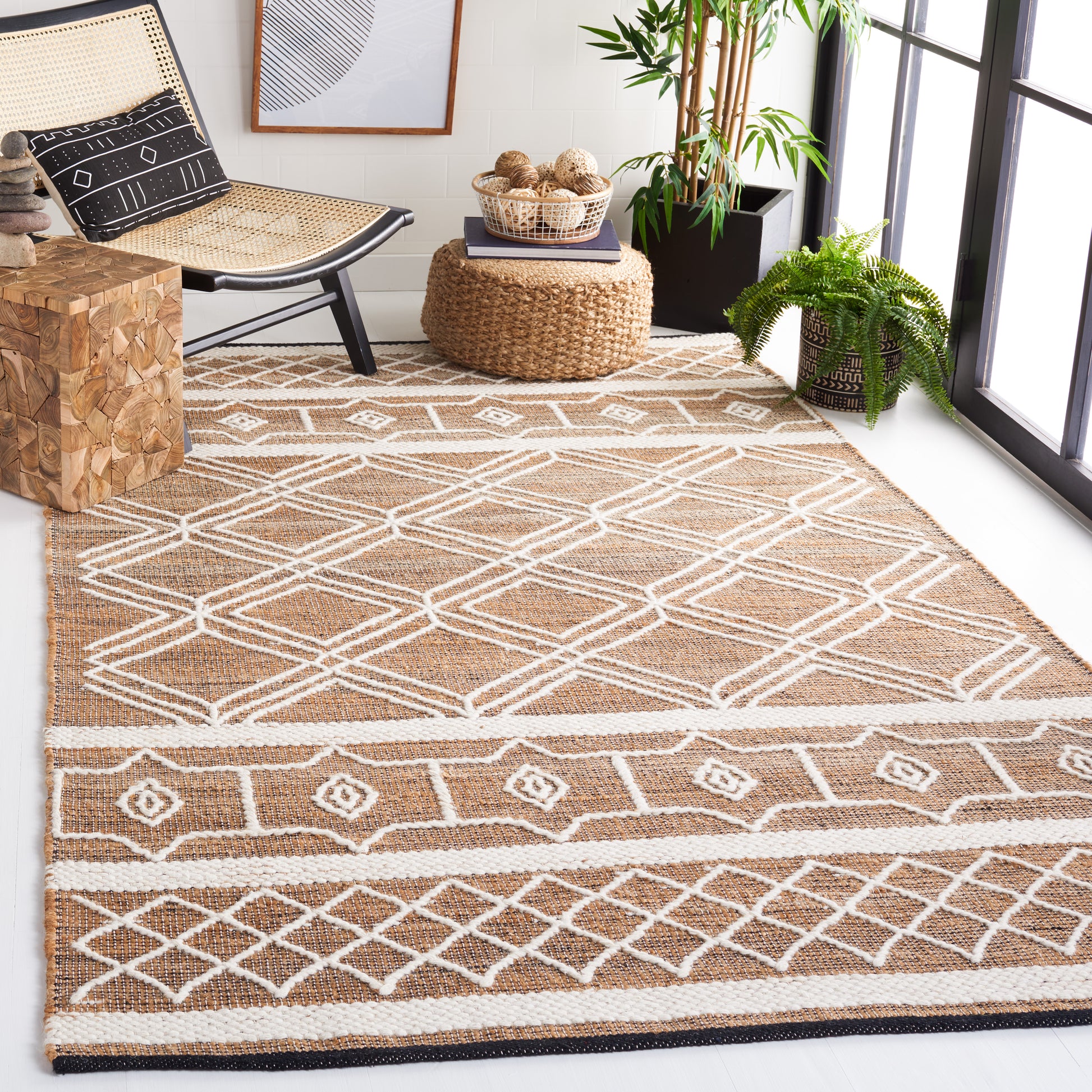 Safavieh Natural Fiber Nf226A Natural/Ivory Area Rug