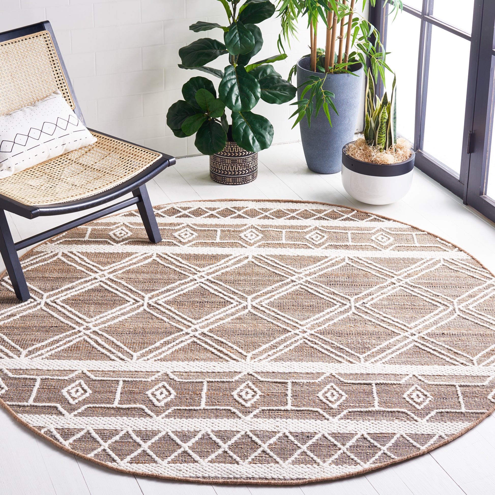 Safavieh Natural Fiber Nf226A Natural/Ivory Area Rug