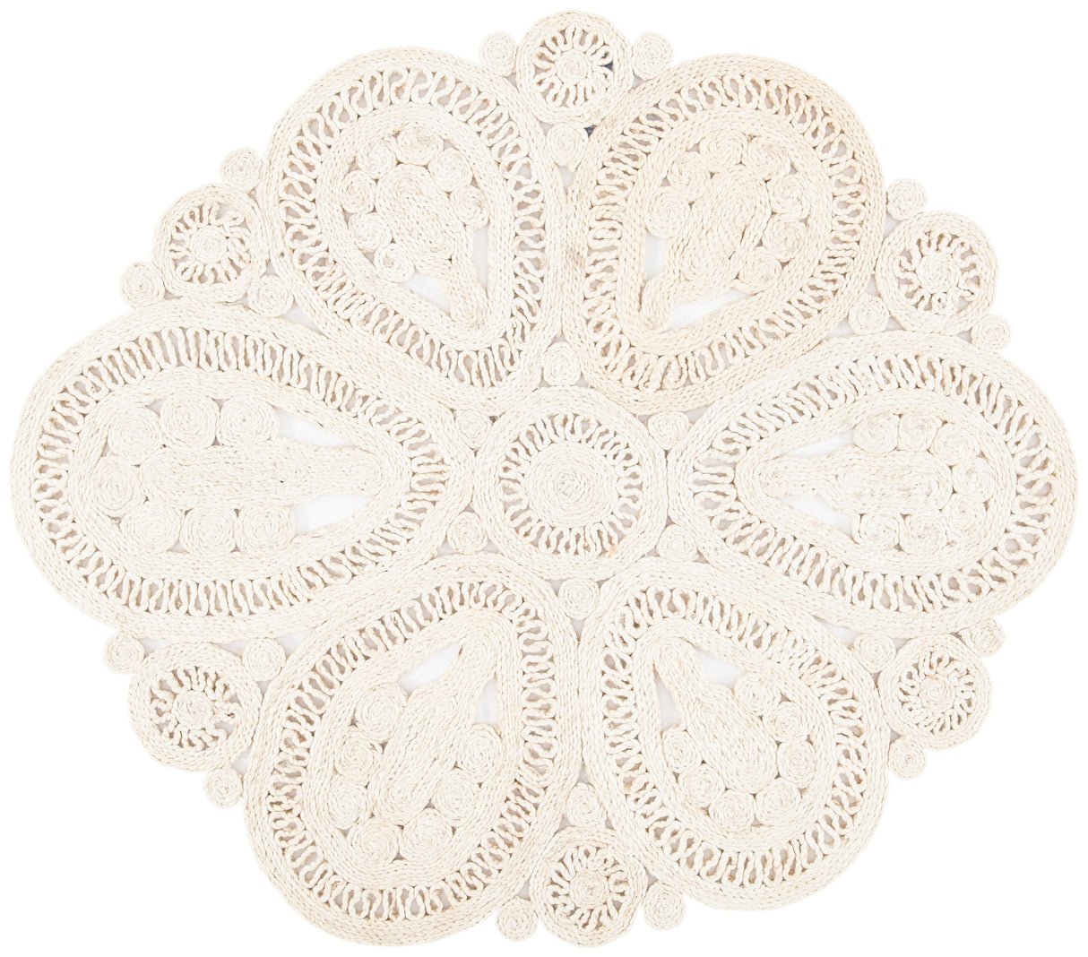 Safavieh Natural Fiber Nf360B Ivory Rugs.