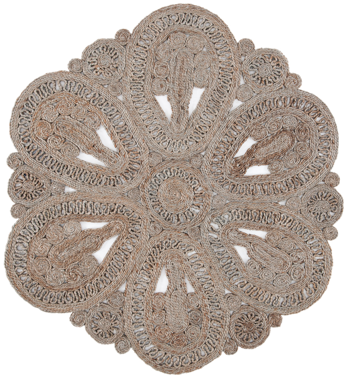 Safavieh Natural Fiber Nf360C Grey Rugs.
