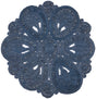 Safavieh Natural Fiber Nf360N Navy Rugs.