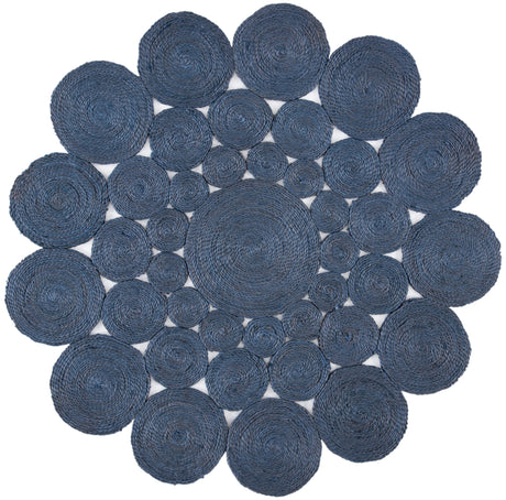 Safavieh Natural Fiber Nf363N Navy Area Rug