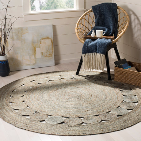 Safavieh Natural Fiber Nf364C Grey Rug.