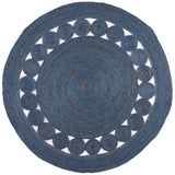 Safavieh Natural Fiber Nf364N Navy Rugs.