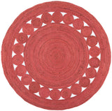 Safavieh Natural Fiber Nf364P Rust Rugs.