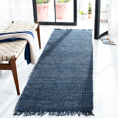 Safavieh Natural Fiber Nf368N Navy Area Rug