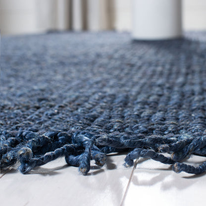 Safavieh Natural Fiber Nf368N Navy Area Rug