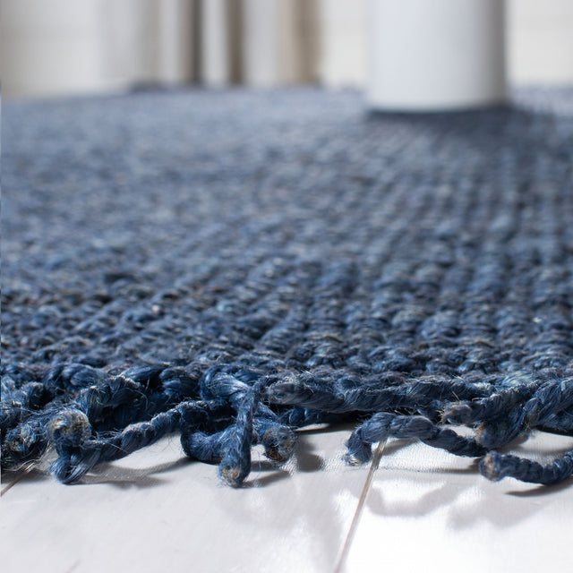 Safavieh Natural Fiber Nf368N Navy Rugs.