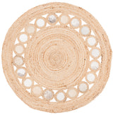 Safavieh Natural Fiber Nf370F Beige/Grey Rugs.