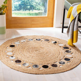 Safavieh Natural Fiber Nf370G Beige/Silver Rugs.