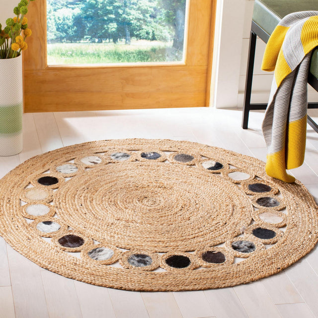 Safavieh Natural Fiber Nf370G Beige/Silver Rugs.