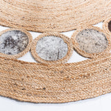 Safavieh Natural Fiber Nf370G Beige/Silver Rugs.
