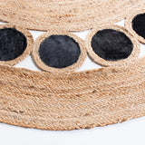 Safavieh Natural Fiber Nf370Z Beige/Black Rugs.