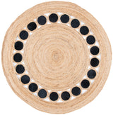 Safavieh Natural Fiber Nf370Z Beige/Black Rugs.
