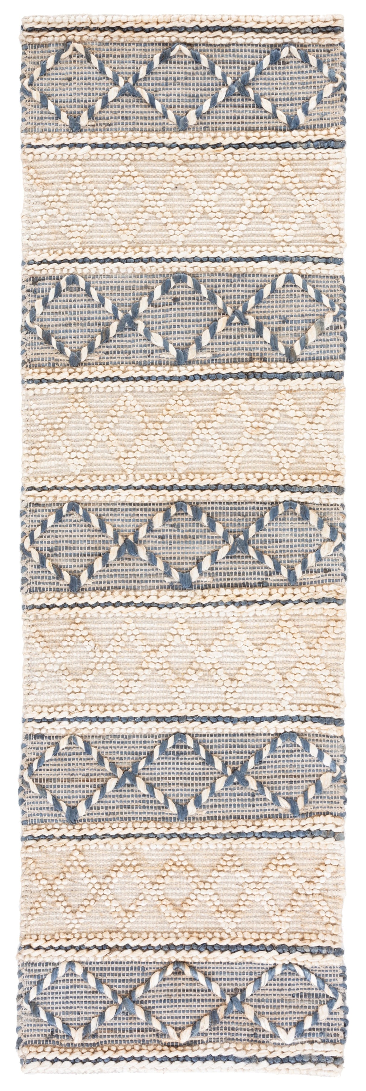 Safavieh Natural Fiber Nf375A Natural/Grey Rug.