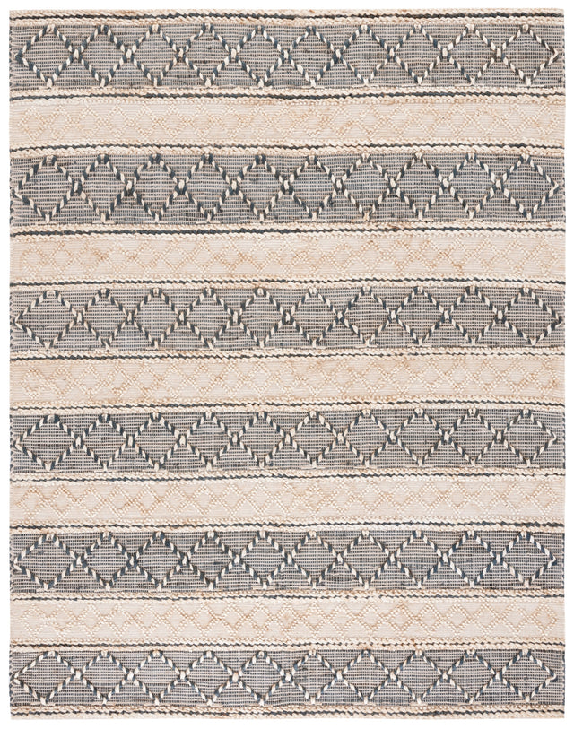 Safavieh Natural Fiber Nf375A Natural/Grey Rug.